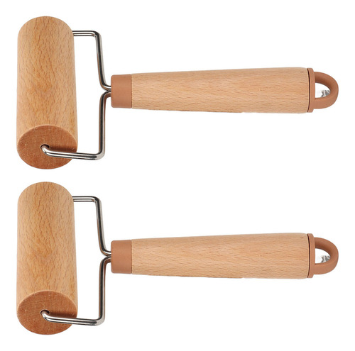 Rodillo Para Masa, 2 Rodillos Pequeños, Rotación De 360 Grad