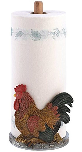 Koehler 12553 12 Pulgadas Country Rooster Paper Towel Holder