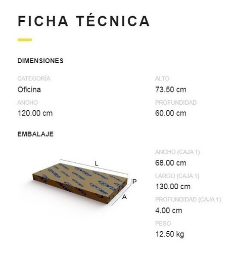 Escritorio Centro Estant Oficina Vintage De Madera Y Caño