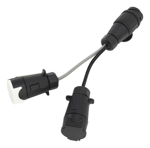 Adaptador De 13 A 7 Pines, Enchufe De Remolque Doble, 12 V,