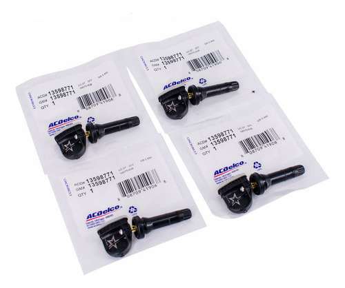 Para Q Sensor Acdelco 13598771 Gm Tpms Original, 4 Unidades