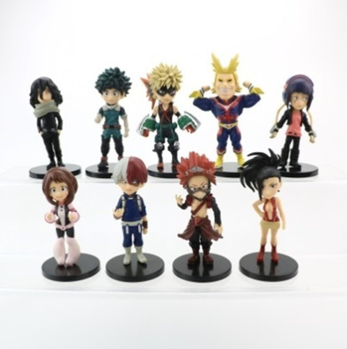 Set 9 Figuras Boku No Hero Academia/ Deku, Bakugo, All Might