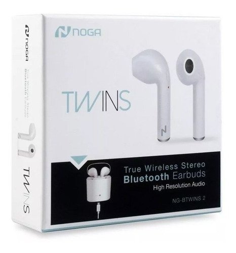 Auricular Noganet Ng-btwins2 Bluetooth Inalamb Noga Wins2