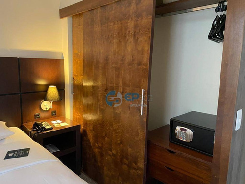 Imagem 22 de 28 de Flat 1 Dormitório Hotel Slaviero Edificio Aspen Centro Batel Curitiba - Fl0002