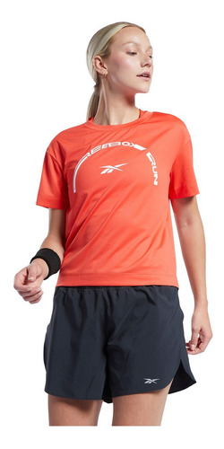 Polera Mujer Reebok Running Sw Graphic