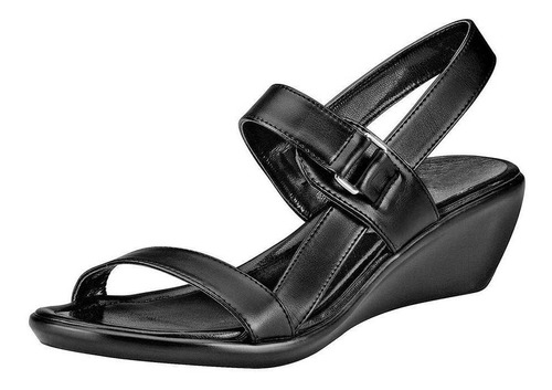 Sandalia Pravia 1546 Color Negro Mujer Tx1