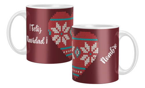 Taza Para Café Ugly Navideña, Navidad Acojedora