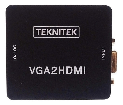 Conversor De Vga A Hdmi (h-h) + Audio Portable Teknitek