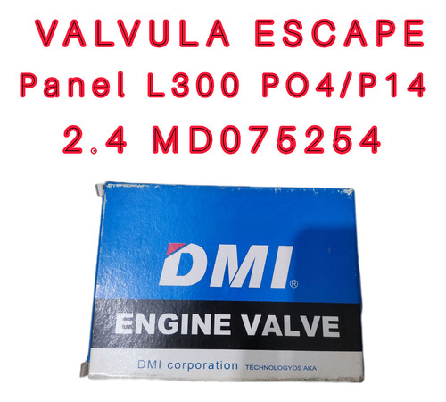 Valvula Escape Mitsubishi Panel L300 Mpi Po4 P14 2.4
