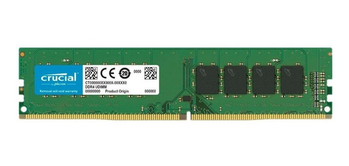 Imagem 1 de 1 de Memória Crucial 16gb Ddr4 2666 Udimm Desktop Ct16g4dfra266