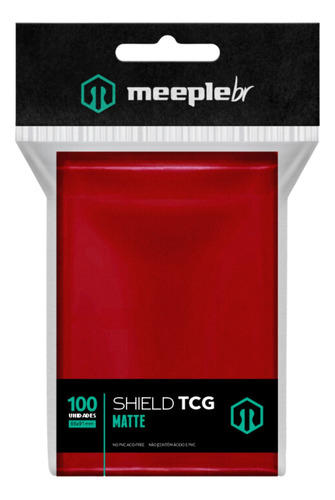 Shield Tcg Matte - Vermelho
