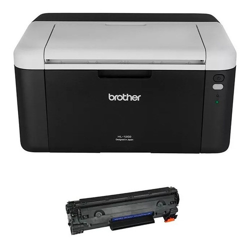 Impresora Laser Brother Hl-1202 + 2 Toner Altern. Tn1060
