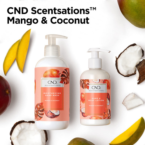 Cnd Scentsations Hand And Body Lotion, Mango/coconut, 8.3 Ou