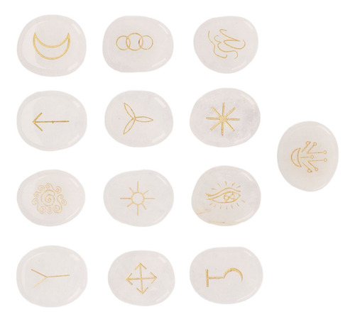 Juego De 13 Piedras Rune Stones Empower Mind Promote Clear