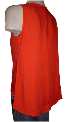 Musculosa Irregular Suelta Elástico Talles S/m L/xl Hermosa
