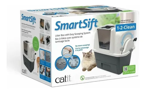 Arenero autolimpiable smartsift para gatos catit sale