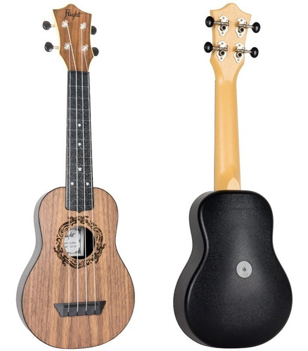 Flight Tus50 Ukelele Soprano Acústico Con Funda