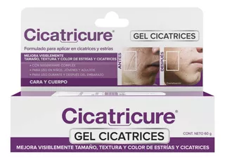 Gel Cicatricure Para Cicatrices Facial Y Corporal 60 Gramos