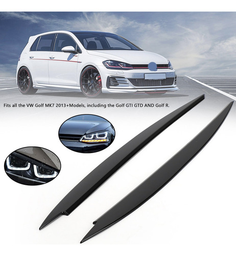 Funda Protectora Para Vw Golf Mk7 R De Fachada Faro Párpados