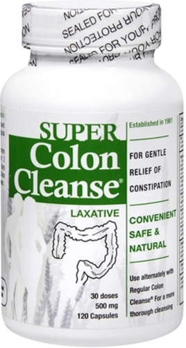 Salud Plus Super Colon Cleanse Psyllium Con Hierbas 500 Mg