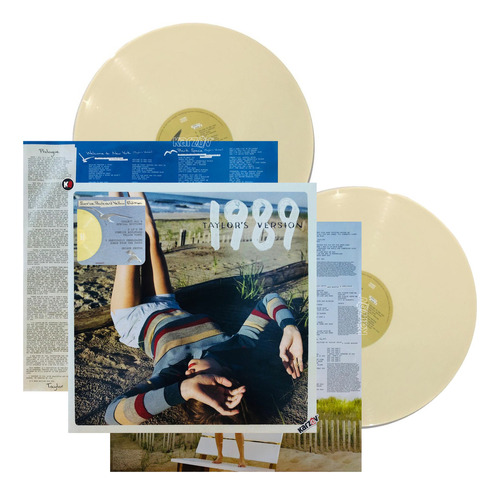 Taylor Swift 1989 Taylor 's Version Yellow 2 Lp Vinyl Versión Del Álbum Estándar