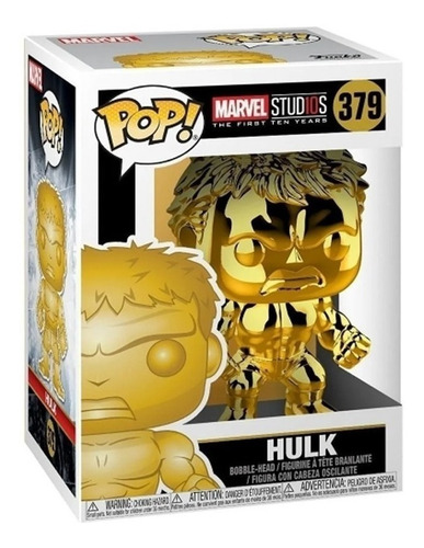 Figura Funko Pop Tienda Marvel Studios 10 Years Hulk 379