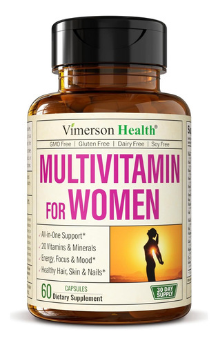 Vimerson Health Suplemento Multivitamínico Mujeres - 60 Caps Sin Sabor