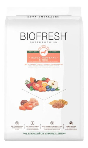 Alimento Biofresh Cão Adulto Raça Pequena E Mini 1kg Full