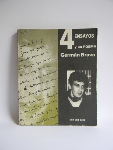 4 Ensayos Y Un Poema Germán Bravo 1era Ed. 1996