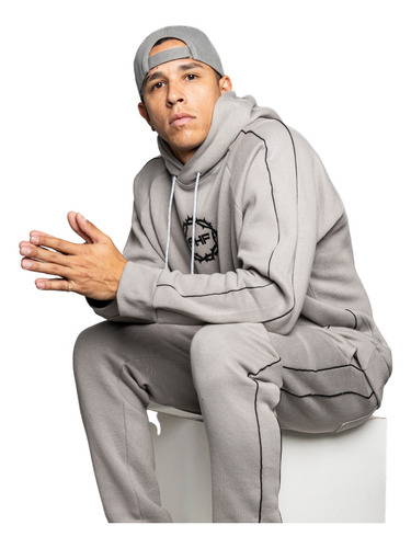 Buzo Hoddie Oversize De Hombre Canguro Con Capucha Shaffe