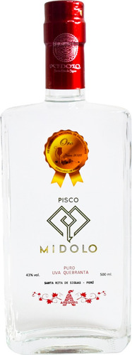 Pisco Quebranta Midolo 500ml De Arequipa