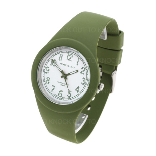 Reloj Knock Out Mujer 8942 117 Caucho Colores Sumergible