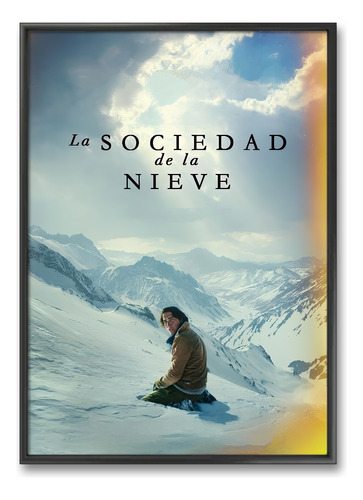 Cuadro Afiche Película La Sociedad De La Nieve 