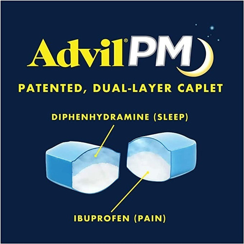 Advil Pm Alivia Dolores Y Soluciona Insomnio 120 Capsulas