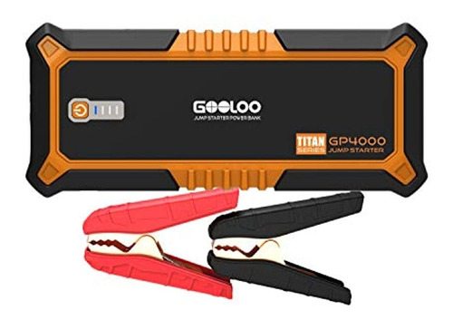 Gooloo 4000a Peak Supersafe Car Jump Starter (todo Gas, Moto