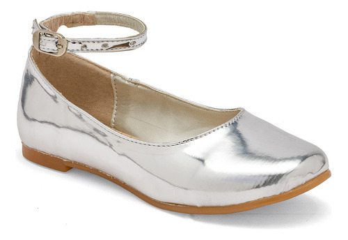 Flats Mujer Nellysa 269 Plata 22-24 120-626