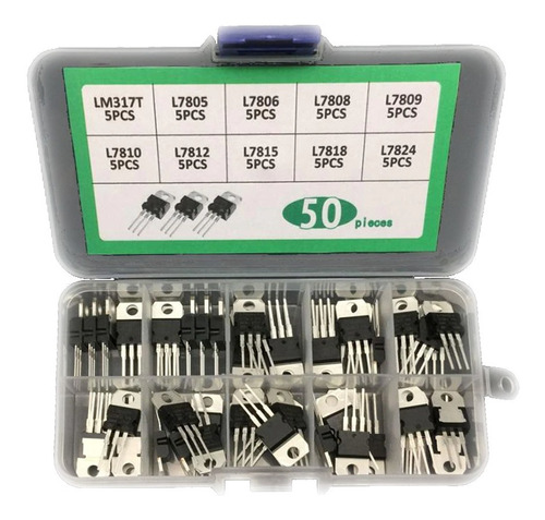 Kit Surtido Reguladores De Voltaje Serie L78 - Lm317t