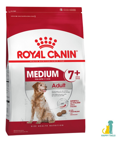 Royal Canin Medium Adult +7 X 15 Kg + Envio Gratis Zn