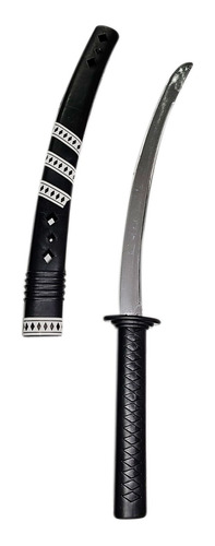 Espada Ninja Katana Samurai 60cm Disfraz Metalizada hallowee