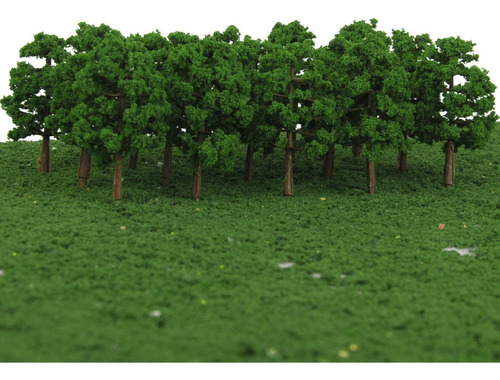 200x Green Tree Model 8 Cm Height 1:150 Scale N Prop/