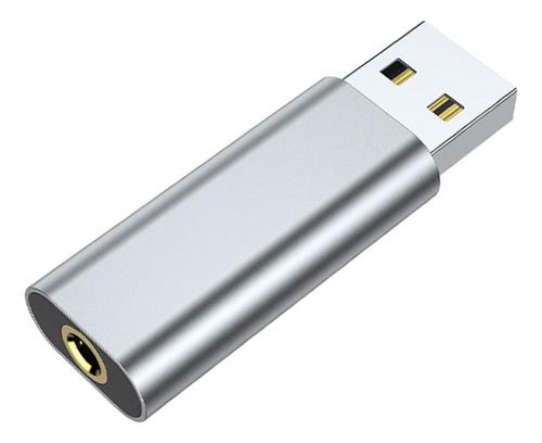 Adaptador De Conector De Audio Usb A 3,5 Mm Convertidor De