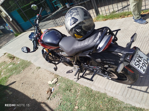 Impecable Triumph En Garantía Con Patente Paga Todo El Año