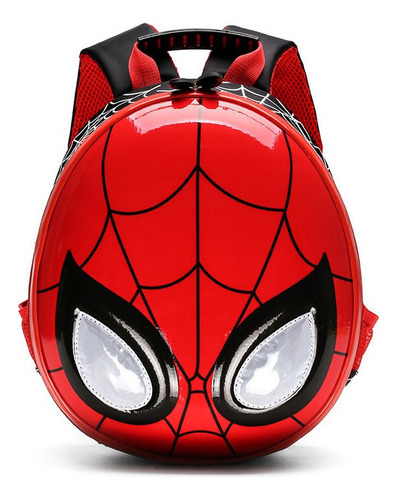 Mochila Infantil Homem-aranha Com Luz Led À Prova D'água