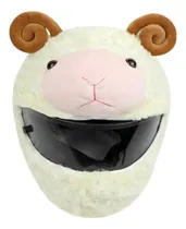 Comprar Funda Para Casco De Moto, Cubre Cascos De Peluche Corderito