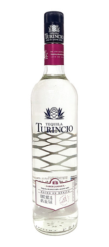 Tequila Turincio Blanco Sabor Jamaica 1 L.