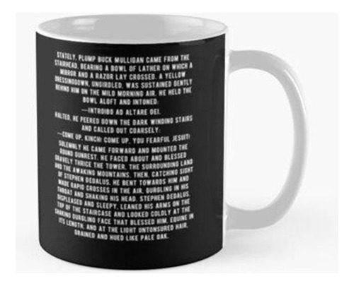 Taza James Joyce - Ulysses - 1er Párrafo Calidad Premium