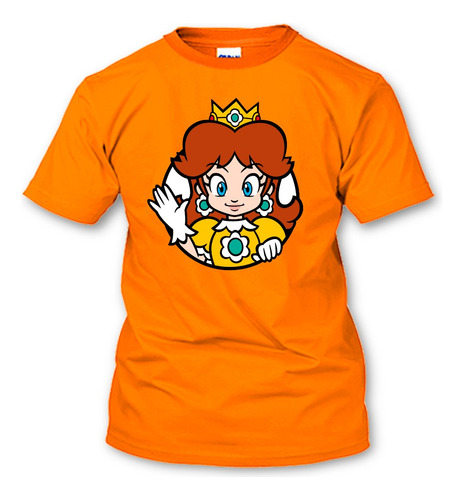 Playera Princesa Daisy Mario Bros Nintendo Todas Las Tallas