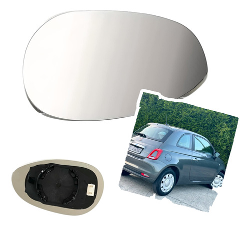 Luna Espejo Derecho Compatible Con Fiat 500 2007-2015