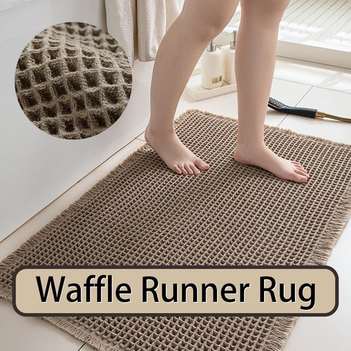Alfombra De Baño Con Forma De Gofre, Mejorada, Diseño De Gof