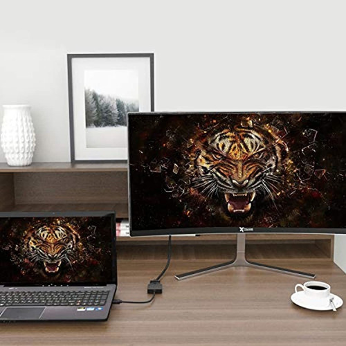 Imagen 5 de 7 de Adaptador Hdmi A Vga,iczi 1080p Chapado En Oro Hdmi A Vga